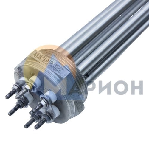 Блок ТЭН-12,0кВт (460мм.) G2" нерж/нерж (трубка + колпак) HF