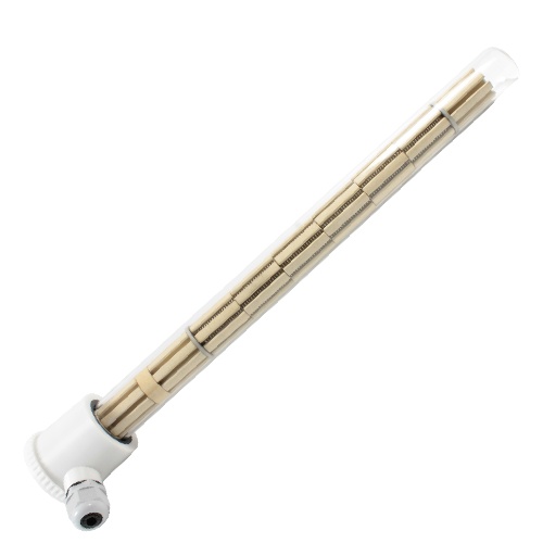 Колбовый погружной нагреватель КПН L=1600, 3.5 кВт, 380 В, кварцевое стекло